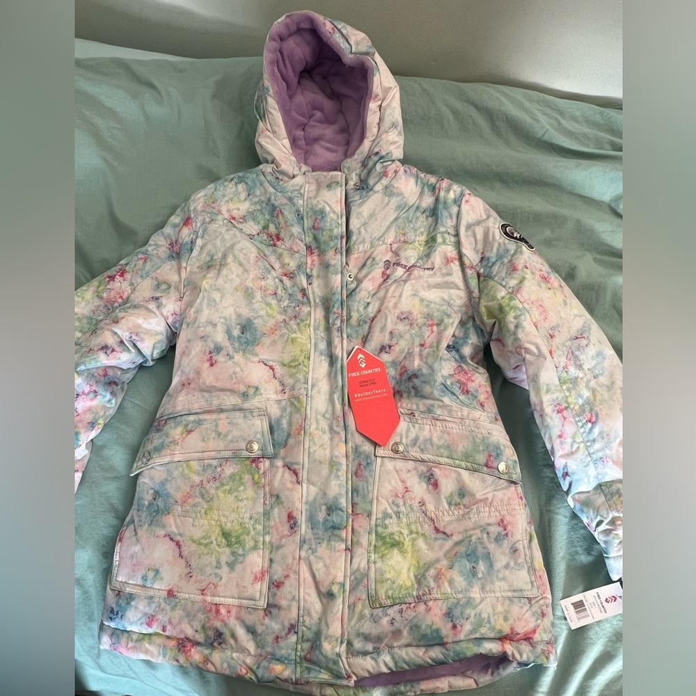 Free Country Kids Jacket - Multicolor Tie-Dye